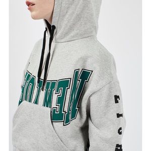 Topshop New York Graphic Hoodie US SZ 8